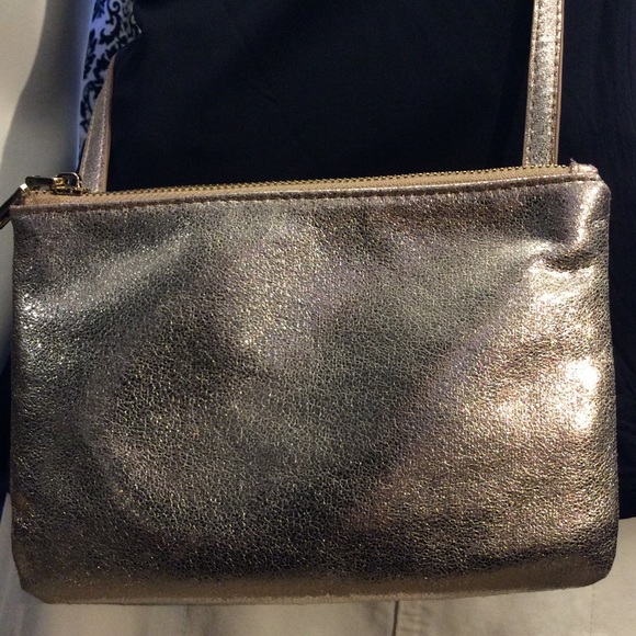 Cute MMS glittery double zip mini crossbody purse - Picture 4 of 10